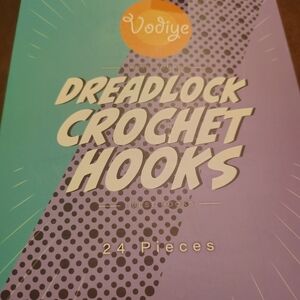 Vodiye Dreadlock Crochet Hooks - Teal & Lavender